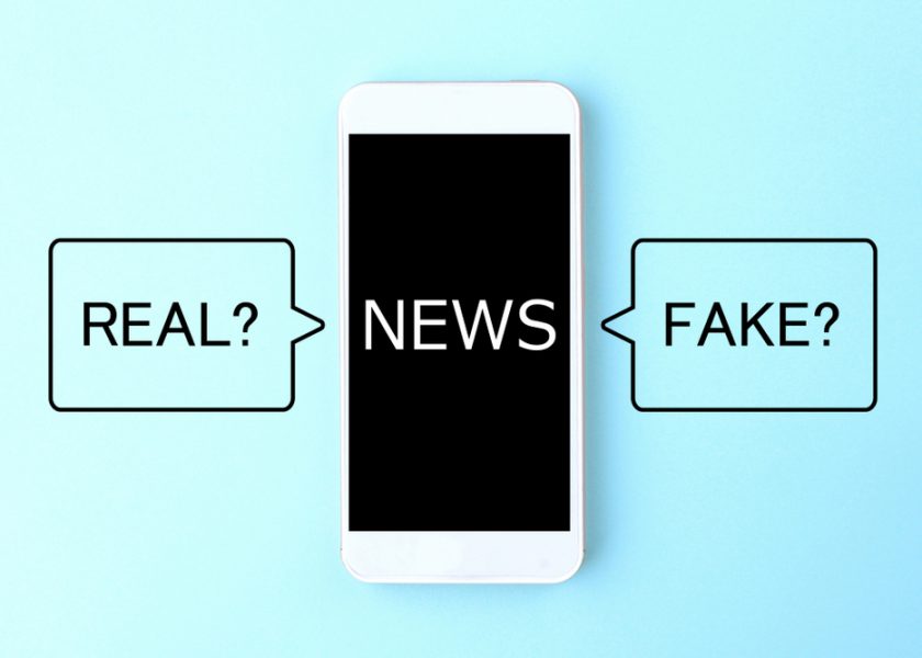 Fake,News,Display,Of,Smart,Phone